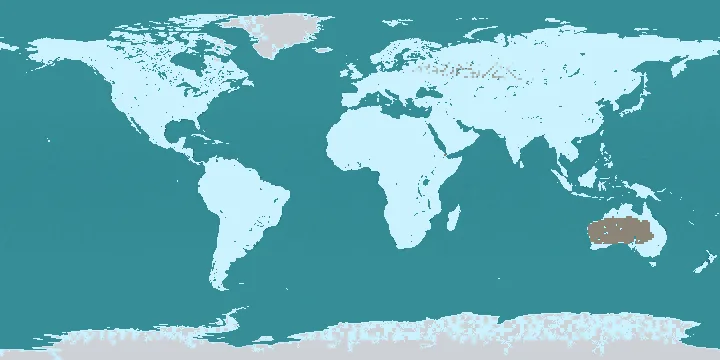 Flat map, sinking ice-nine
